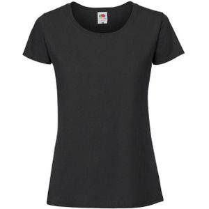 Fruit of the Loom - Iconic 190 - T-shirt - Dames - Katoen - Korte Mouwen