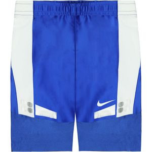 Nike - Dri-Fit Stretch Taille - Hardloopshort - Blauw Wit