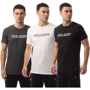 Lyle And Scott - T-shirt - Zwart - 3 Pack