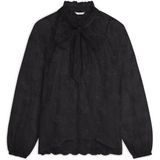 Summum - Blouse lange mouw - Zwart - 2s3373-12324