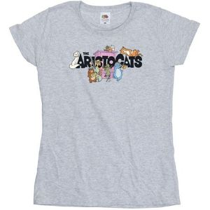 Li-cense Disney dames aristokatten logo katoenen t-shirt