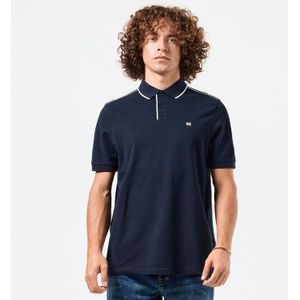 Weekend Offender - Astola Piping Detail - Herenpolo - Navy-Wit