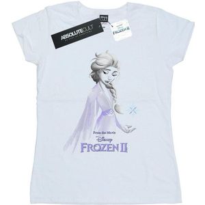 Li-cense Disney dames frozen 2 elsa eenheid sneeuwvlok katoenen t-shirt