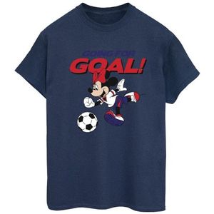 Li-cense Disney dames minnie mouse gaan voor doel katoenen vriendje t-shirt