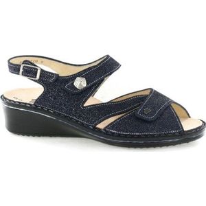 Finn Comfort - 2667 Santorin - Sandalen - Blauw - Leer
