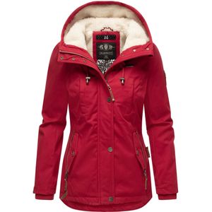 Marikoo - Dames Winterjas - Teddyfleece Voering - Met Capuchon