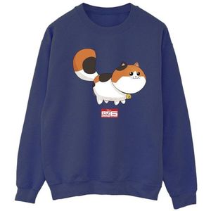 Li-cense Disney dames big hero 6 baymax kitten pose sweatshirt