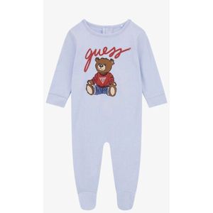 Guess - Jongens Baby Boxpakje - Blauw - Grote Print Guess Baby Beer