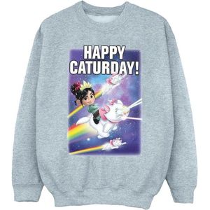 Li-cense Disney dames wreck it ralph happy caturday sweatshirt