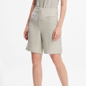 Gestreepte rechte shorts