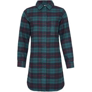 By Louise Dames pyjama nachthemd flanel geruit