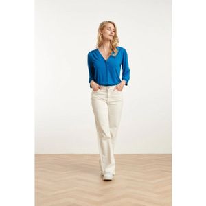 Smashed Lemon - 25207 - Denim Straight Jeans - Wit