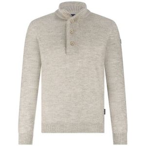 State of Art - Trui - Beige - Gemêleerd - Half-Zip - Acryl