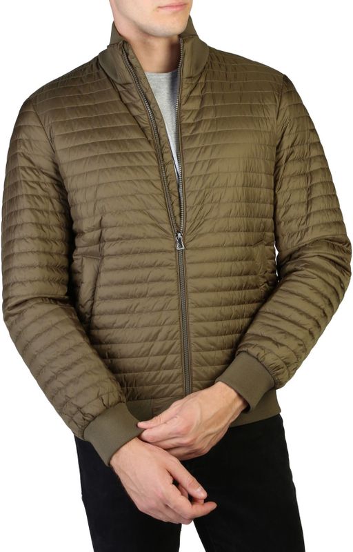 Geox - Winterjas - Groen - 100% Polyester - Ritssluiting - Twee Zakken