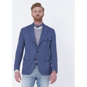 Dutch Dandies - Derwish - Colbert - Diepblauw - 100% Linnen