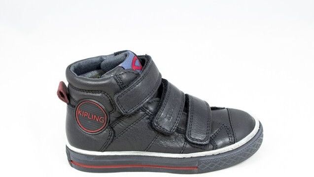 Kipling - DAVE 2 0900 - Klittenbandschoenen - Zwart - Leer