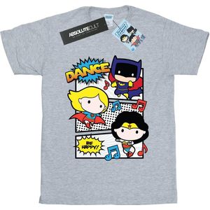 DC Comics Dames chibi super friends dance katoenen vriendje t-shirt