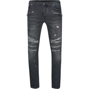 Balmain - YH1MG010DB67 0PC - Jeans - 100% Katoen - Klassieke 5-Pocket-Stijl