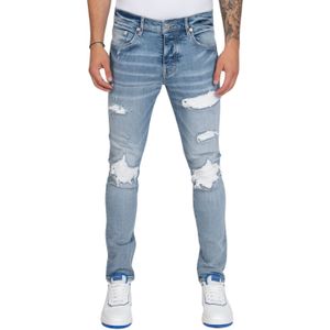 My Brand White ripped biker jeans