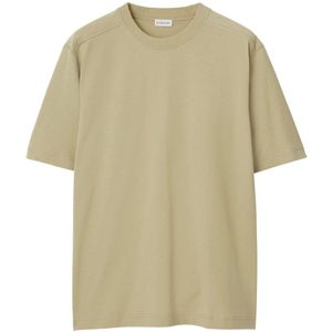 Burberry - Oversize Crewneck - T-shirt - Neutraal Beige