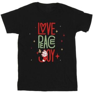 Li-cense Disney heren the aristocats marie love peace joy t-shirt