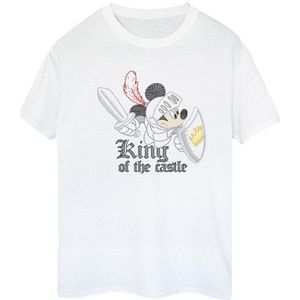 Li-cense Disney dames mickey mouse king of the castle katoenen vriend t-shirt