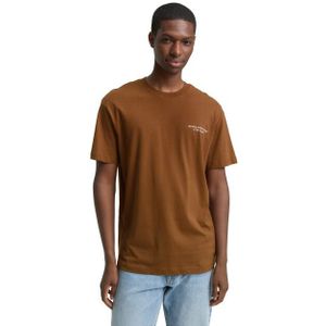 TOM TAILOR DENIM - Shirt - Bruin/Wit