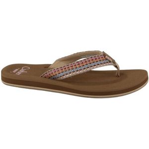 Reef - Baja Elena - Slipper - Brown Pink - Vegan - Rubberen Zool