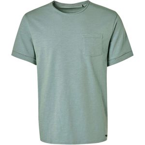 No Excess T-shirt korte mouw ronde hals zinc