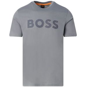 Boss - Casual Thinking - T-shirt - Groen - Regular Fit