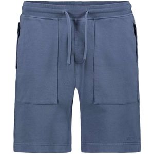 Airforce Shorts garment dyed ombre blue