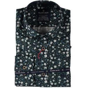 Fellows - Lange Mouw Shirt - 100% Katoen - Modern Fit - Allover Print