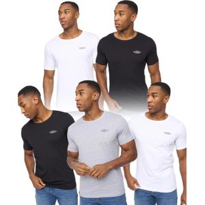 BasicStandard - 5-Pack T-shirts - Multi kleur - 100% Katoen