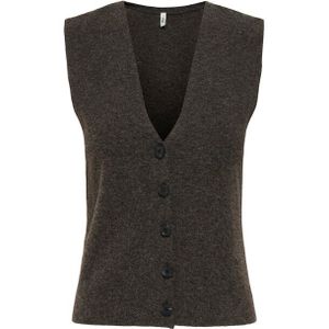 Only - Onlbillie Sl Vest - Gilet - Chocolate Torte/Melange