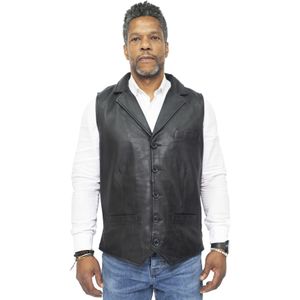 Heren - Bristol - Leren Gilet - Premium Volnerf Nappa