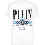 Philipp Plein - T-Shirt - Wit - Ronde Hals - Heren - Katoen