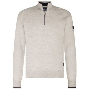 State of Art - Trui - ECRU - Halfzip - 4XL