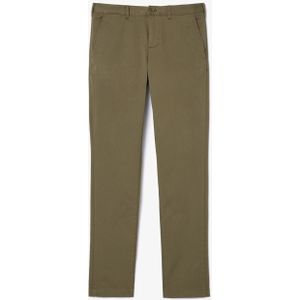 Lacoste - New Classic Slim Fit - Chino Broek - Groen - Stretch Katoen