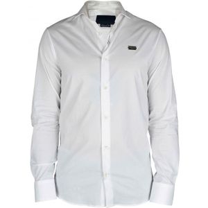 Philipp Plein - Diamond Cut LS - Iconisch Overhemd - Wit