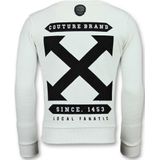 Local Fanatic Off cross sweater