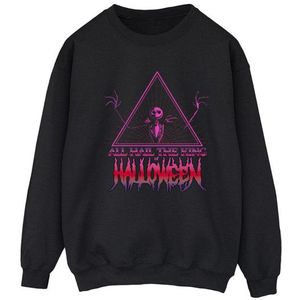 Li-cense Disney dames the nightmare before christmas halloween king sweatshirt