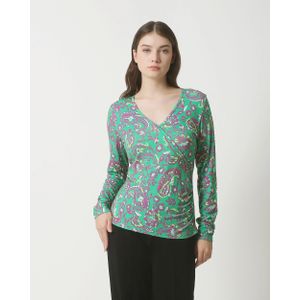 Smashed Lemon 23868 dames top met in paisleyprint