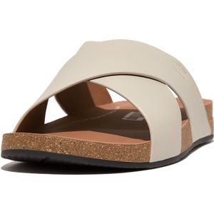 FitFlop Iqushion men's leather cross slides