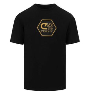 Cruyff T-shirt c-lion tee gold zwart