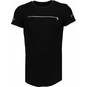 Justing Zipped chest t-shirt