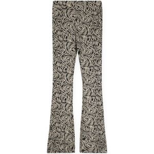 Like Flo Meisjes flair broek viscose flore antraciet