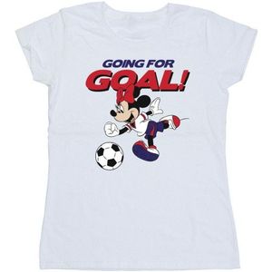Li-cense Disney dames minnie mouse gaan voor doel katoenen t-shirt