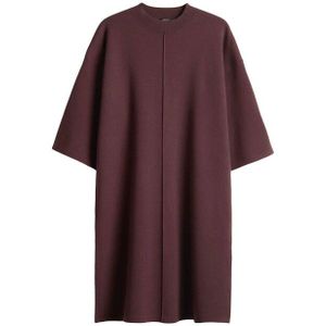 OPUS - Wanalo - Gebreide Jurk - Knielang - 1/2-Mouwen