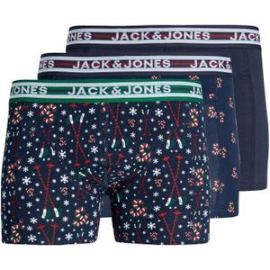 Jack & Jones Plus size kerst boxershorts heren trunks jacxmas 3-pack