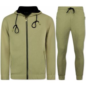 Top-Star - 5035 - Trainingspak - Bruin - Tweedelige Set - Heren